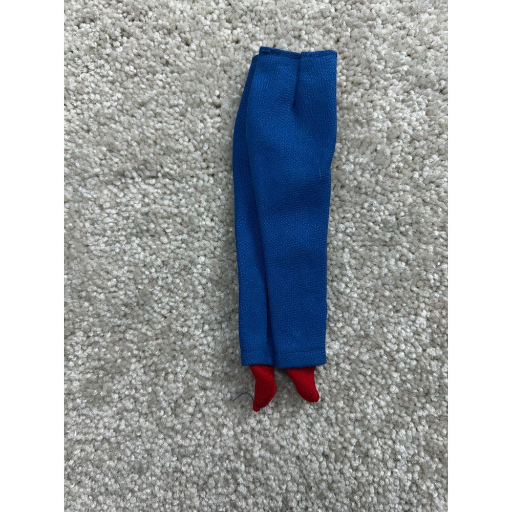 Barbie Solid Sledding Fun #1936 Pants OS Blue Red Footed‎ Vintage Mod 60s Toy